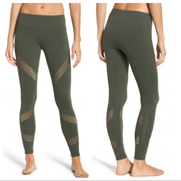 ALO Yoga Pants - ALO Yoga Green Multi Legging Sz Large